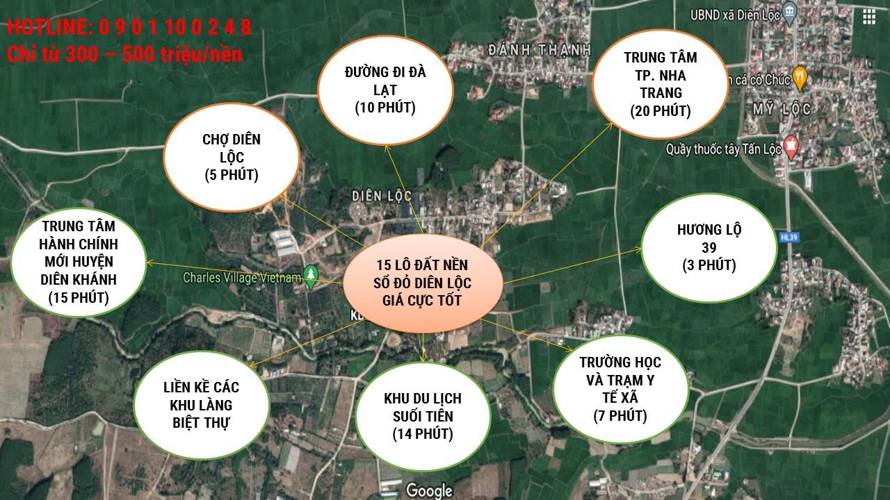 Bán 100m2 đất sổ đỏ full thổ cư ven TP. Nha Trang giá đầu tư 400 triệu 8