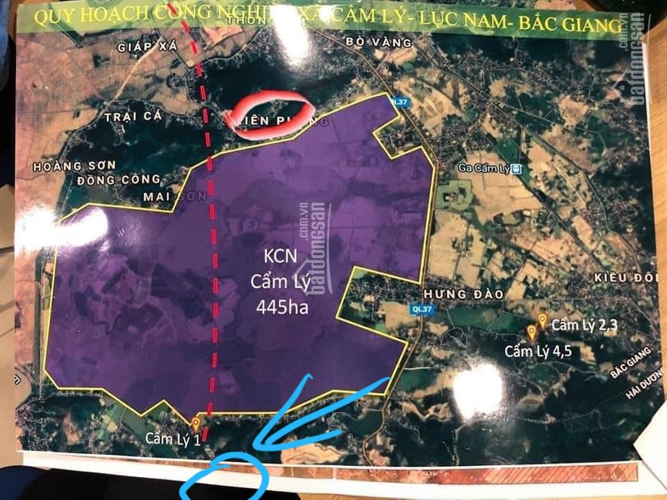Cần bán Đất Xã Nội Hoàng, Yên Dũng, Diện tích 1300m², Giá 1.50 Triệu/m² - LH: 0971197887 3