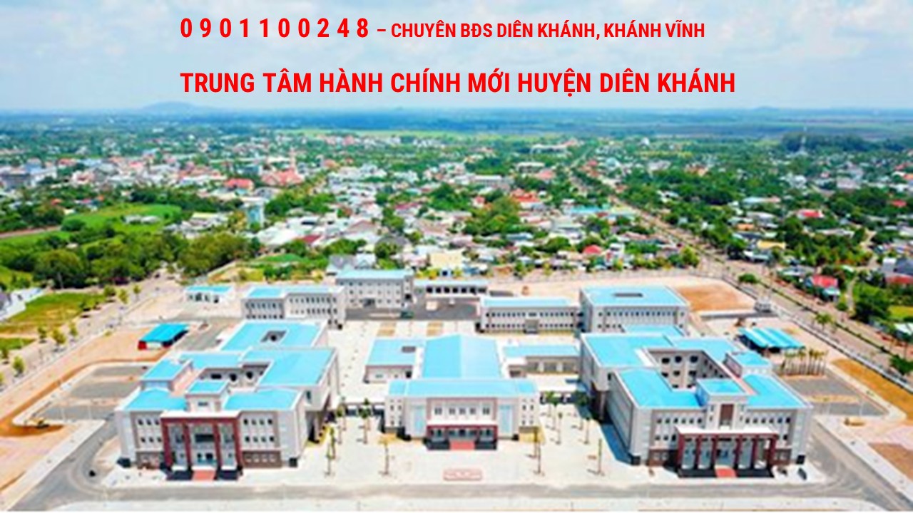 Đất sổ đỏ ngay trung tâm du lịch Huyện Diên Khánh giá chỉ 4 Triệu/m2 3