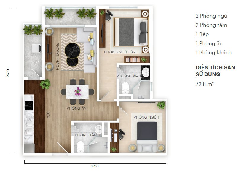 CHUNG CƯ TẠI YÊN SỞ, DIỆN TÍCH 45-77M2, VIEW CỰC ĐẸP., Giá 35tr/m2 - LH: 0762228899 4