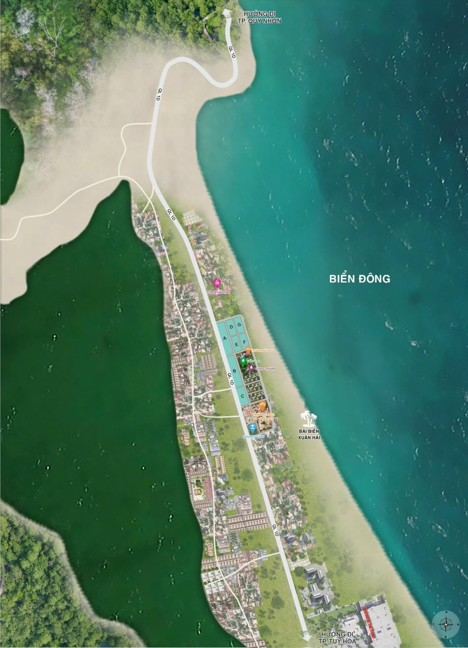 Đất biển Phú Yên sổ đỏ chỉ 1.68tỷ/nền diện tích 90m2 hạ tầng hoàn thiện 3
