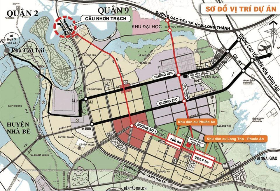 Cần bán Đất nền dự án dự án Khu đô thị mới Long Thọ, Diện tích 300m², Giá 11 Triệu/m² 2