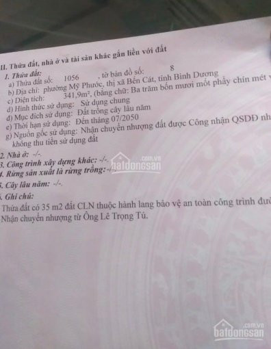 —bán Nhanh đất 1/ql13 Gần Công An Bến Cát ,cách Trường Th Võ Thị Sáu 100m—dt 7x48 ( Chưa Thổ Cư ) 3