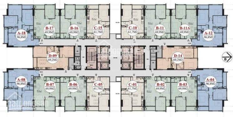 Chị Xoan Cần Bán Căn đẹp Nhất Tòa Thăng Long Capital, Căn 2001, Dt 61,7m2, Giá 13 Tỷ, 0916419028 1