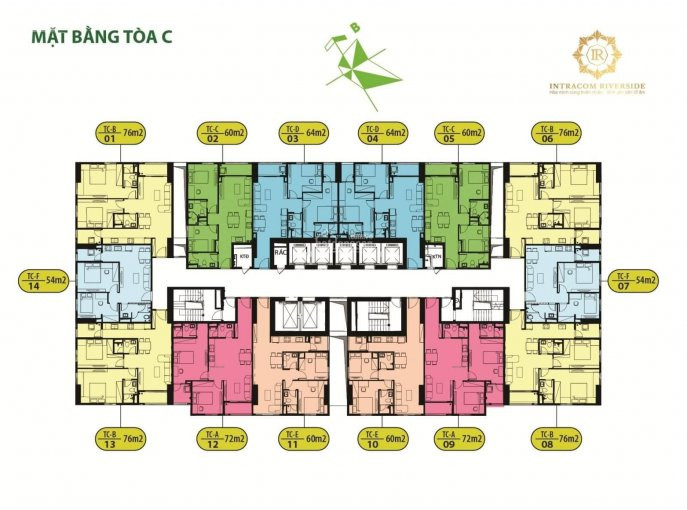 Chính Chủ Bán Cc Intracom Riverside 47m2, 54m2, 64m2, 66m2, 76m2 Giá Siêu Rẻ 20 Tr/m2 O96iooo870 1