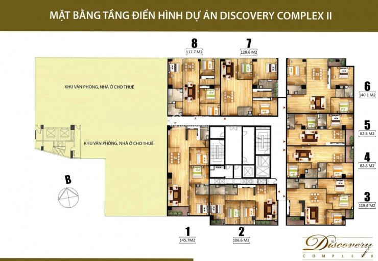 Chính Chủ Bán Ch Số 2 View Sân Bóng Hàng đẫy Tại Dự án Discovery Complex Ii 8b Lê Trực 7