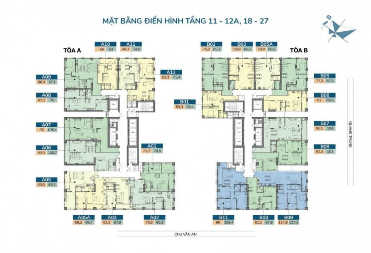 Chính Chủ Bán Nhanh Căn 2pn 76m2 Trung Tâm Quận Hà đông - đóng 50% Nhận Nhà Tháng 3/2021 - Vay Ngân Hàng 70% 3