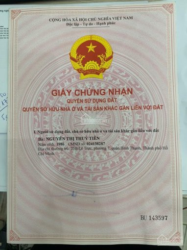 Chính Chủ Bán Nhanh Căn Hộ Tầng Trệt Khu Miếu Nổi, P3, Bình Thạnh - Dt: 48m2 1