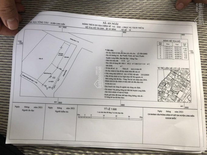 Chính Chủ Bán Nhanh đất Gần Chợ An Ngãi, Long điền, Bà Rịa Vũng Tàu, Dt 100m2 Thổ Cư 100% 4