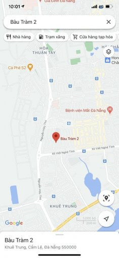 Chính Chủ Bán Nhanh đất Mặt Tiền đường Bàu Tràm 2, Phường Khuê Trung-quận Cẩm Lệ 1