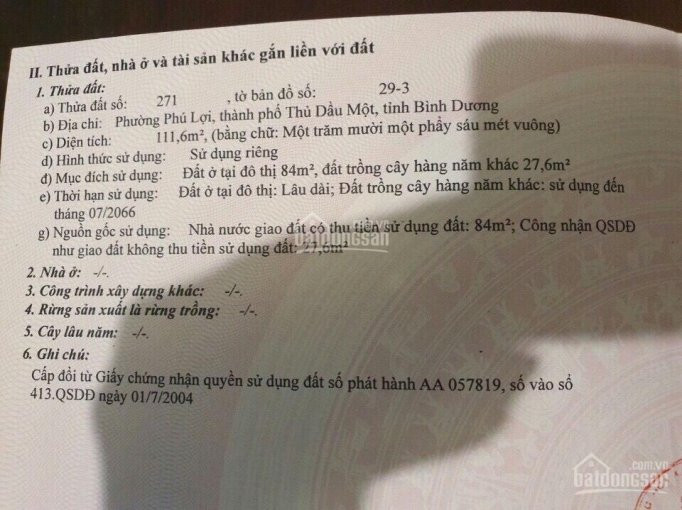 Chính Chủ Bán Nhanh đất Mặt Tiền Kinh Doanh Phú Lợi Ngang 6m, 0913645003 2