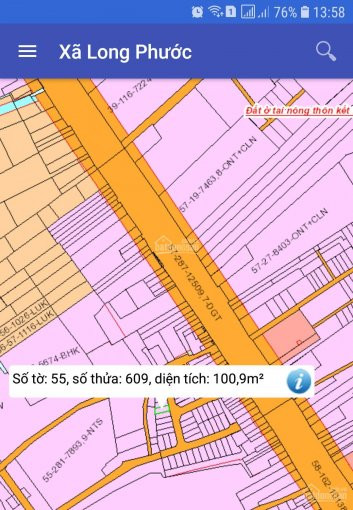 Chính Chủ Bán Nhanh Lô đất 100,9m2 (625 X 16m) đối Diện Xã Long Phước, Long Thành Cách Ql51 - 100m, Lh 0908982299 1