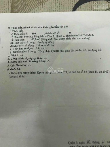 Chính Chủ Bán Nhanh Lô đất Rẻ Còn Lại Duy Nhất đường 102, Phường Tăng Nhơn Phú A, Quận 9, Chỉ 3 Tỷ 4 3