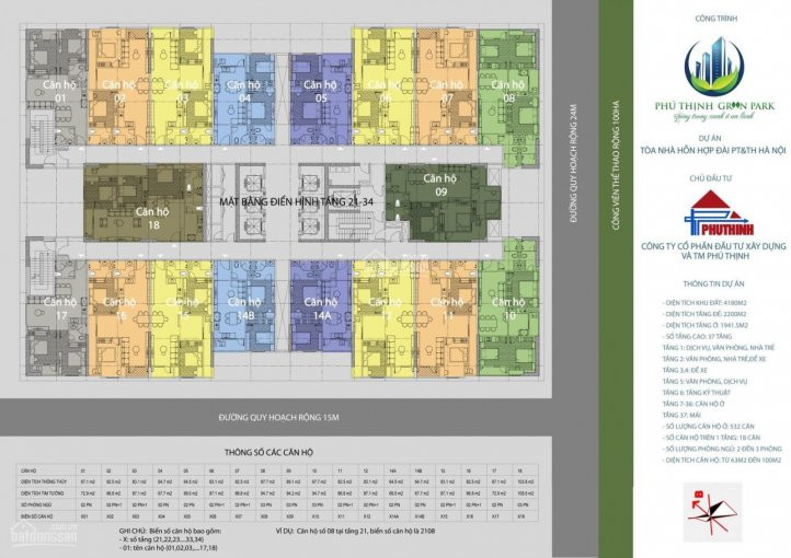 Chính Chủ Bán Nhanh Suất Ngoại Giao Căn 2pn Dt: 64,7m2 - Tầng 2004 Dự án Phú Thịnh Green Park Lh 0942142222 2