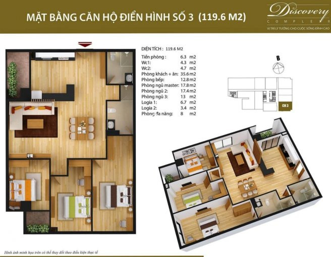 Chính Chủ Cần Bán Căn Góc 120m2 Tại Dự án 8b Lê Trực, View Svđ Hàng đẫy đẹp Nhất Dự án 1