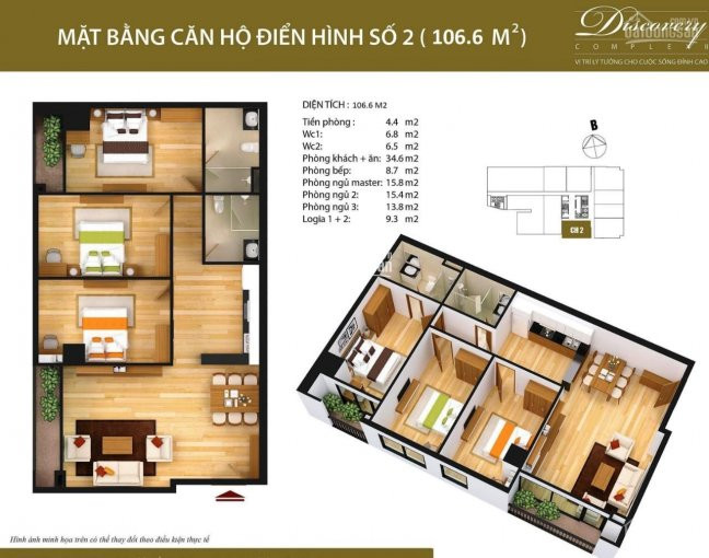 Chính Chủ Cần Bán Căn Góc 120m2 Tại Dự án 8b Lê Trực, View Svđ Hàng đẫy đẹp Nhất Dự án 2