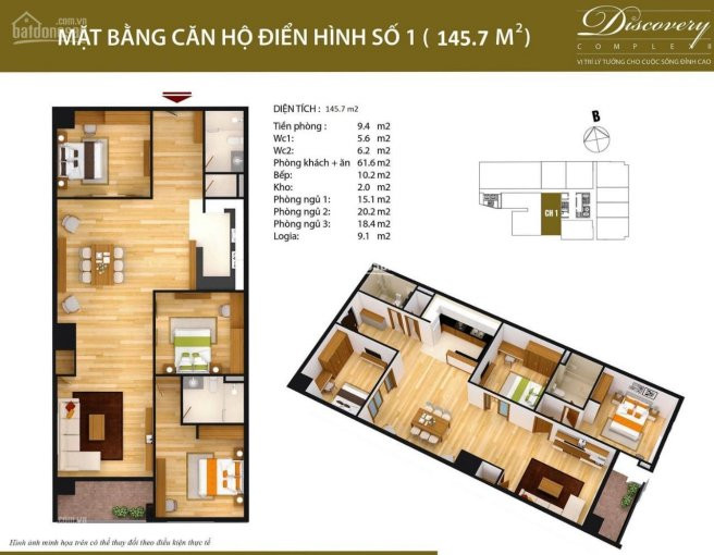 Chính Chủ Cần Bán Căn Góc 120m2 Tại Dự án 8b Lê Trực, View Svđ Hàng đẫy đẹp Nhất Dự án 3