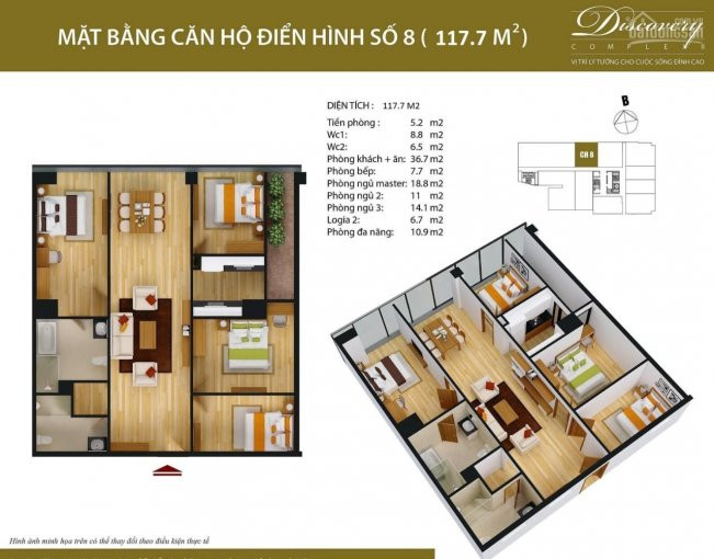 Chính Chủ Cần Bán Căn Góc 120m2 Tại Dự án 8b Lê Trực, View Svđ Hàng đẫy đẹp Nhất Dự án 6