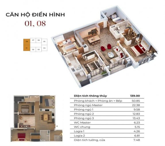 Chính Chủ Cần Chuyển Nhượng Căn 3pn 134m, Chỉ 4 Tỷ, Nhận Nhà ở Ngay, đã Có Sổ Hồng Lâu Dài Lh 0963902608 8