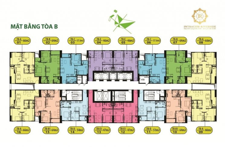 Chính Chủ Cần Nhượng Lại Nhanh Căn 1908: 76m2 & 1612: 72m2 Cc Intracom đông Anh, Giá Bán 22tr/m2 0966348068 3