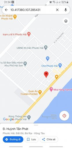 Chính Chủ Cho Thuê Nhanh Nhà Cấp 4 Nguyên Căn 4x15m, 100m Ra Chợ Và Bãi Tắm Biển Phước Hải, H đất đỏ, Brvt 1
