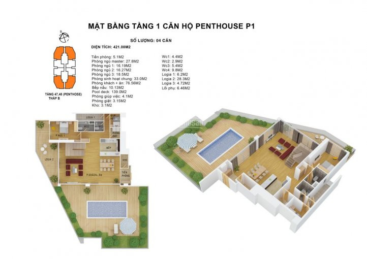 Chủ đầu Tư Mở Bán Căn Hộ 4 Pn & Penthouse Duplex Dự án Discovery Complex 302 Cầu Giấy - 0976875161 1