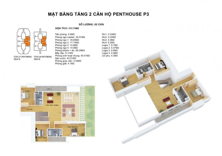 Chủ đầu Tư Mở Bán Căn Hộ 4 Pn & Penthouse Duplex Dự án Discovery Complex 302 Cầu Giấy - 0976875161 4