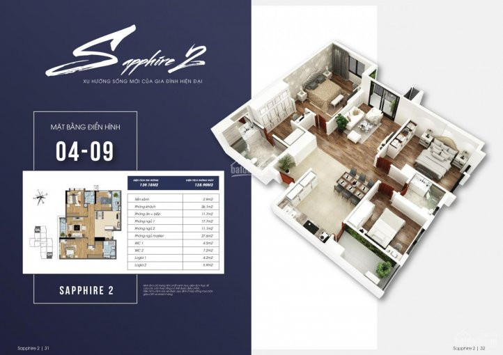 Còn Duy Nhất Căn Góc 09 Tòa Sapphire 2 Goldmark City Tầng Mẫu 26 1