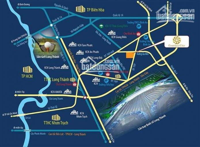 đất Nền Kđt Century City Sở Hữu Vị Trí độc Tôn Ngay Sân Bay Long Thành 2