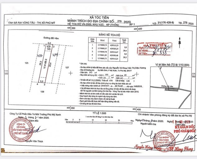 đất Tóc Tiên, Phú Mỹ - 480 Triệu Sổ đỏ Cầm Tay 0703161409 3