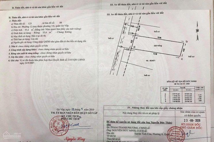 Giá Quá Rẻ Bán Lô đất Dt 4x16m Ngay Ngã 3 Phạm Văn Chiêu - Nguyễn Văn Khối, Giá 3,3 Tỷ Thương Lượng 1