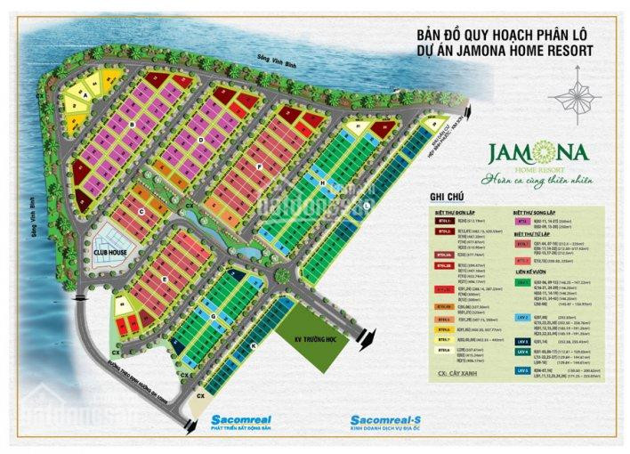 Jamona Home Resort Rổ Hàng Biệt Thự - 250m2 - 44tr/m2, 212,5m2 - 46tr/m2, 450m2 - 22,5tỷ - Có Gpxd 6