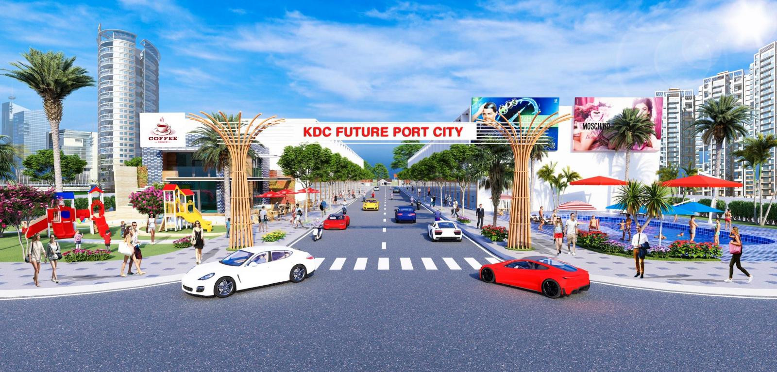 Phối cảnh dự án Khu dân cư Future Port City