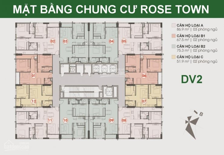 (lì Xì đầu Năm Với Nhiều ưu đãi) Chủ Nhà Cho Thuê Nhiều Căn Hộ Tại Toà Dv 2 Rose Town 79 Ngọc Hồi 7