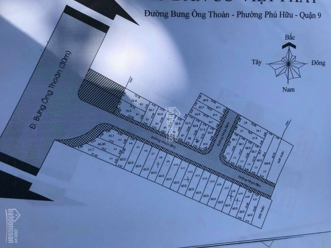 Lô C4 Dự án Việt Phát Sát đường Bưng ông Thoàn Dt 578m2/ 32 Tỷ 1