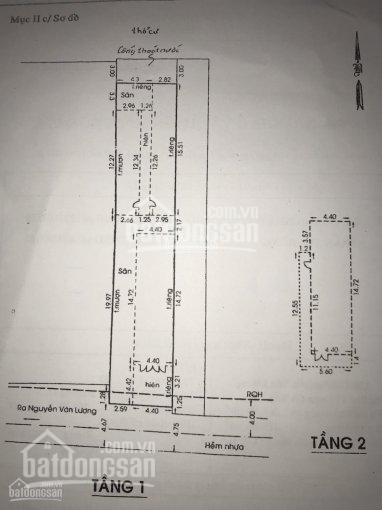 Nhà Cấp 4 Dt 7x40m Phù Hợp Xây Phòng Trọ - Khách Sạn, Hxh Ngã 4 Nguyễn Văn Lượng - Nguyễn Oanh 5