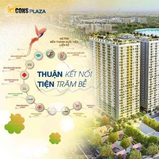 Sở Hữu Căn Hộ Bcons Plaza Dĩ An Có Tài Chính 500 Triệu_chỉ Từ 1,45tỷ/căn 2pn 2wc Chiết Khấu 7,6% 1