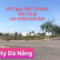 đất Biệt Thự Fpt City đà Nẵng Góc Ngã Tư 2 Mặt Tiền 276,1m2, Hướng đông Nam, Sổ Lâu Dài