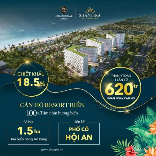 Căn Hộ Shantira Hội An, Giá Gốc Cđt, Ck đến 18,5%, View Biển 100% 2