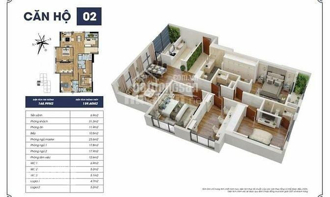 Cập Nhật Chi Tiết Căn Góc 160m2, 4pn Giá: 286tr/m2 Tại S10402 Goldmark City Lh: 0976442798 7