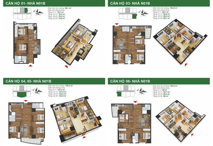 Chính Chủ Bán Nhanh Căn Hộ 3pn Rộng 120m2, Toà Mới N01b, K35 Tân Mai Giá 26 Triệu/m2 4