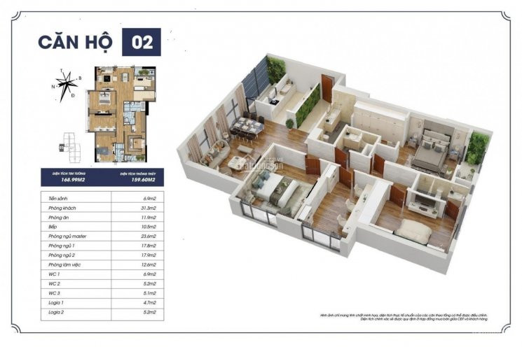 Chính Chủ Bán Nhanh Căn Hộ Goldmark City 4pn 160m2 3 Mặt Thoáng đóng 30% Nhận Nhà 70% Trả Chậm 3 Năm Không Mất Lãi 1