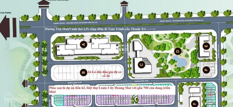 Chính Chủ Bán Nhanh đất đấu Giá Tân Mai, Trên đường Tân Mai Tiếp Giáp Dự án Louis City Diện Tích 100m2 Giá 95tr/m2 2