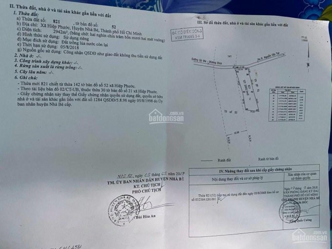 Chính Chủ Bán Nhanh đất Gia đình Giá Rẻ đầu Năm 2021 Tổng Dt 10000m2, Ngay Xã Hiệp Phước, Nhà Bè 2