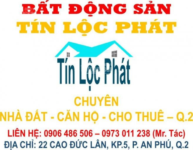 Chính Chủ Bán Nhanh đất Khu Dân Cư Thủ đức House Khu đường Trần Não Q2 Tel 0906 486 506 A Tác 4