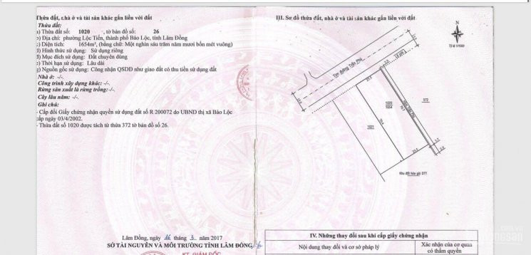 Chính Chủ Bán Nhanh đất Mặt Tiền Trần Phú, Tp Bảo Lộc, Lâm đồng Với 1654m2 Giá Rẻ, Chỉ 33 Tỷ 0778087705 1