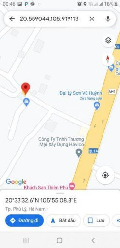Chính Chủ Bán Nhanh đất Phường Quang Trung, Phủ Lý, Hà Nam 75m2(63x125) 4
