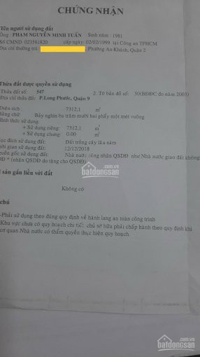 Chính Chủ Bán Nhanh Mặt Tiền đường Nhựa Quy Hoạch Giáo Dục 8,5tr/m2 Long Thuận, Long Phước, Quận 9 1