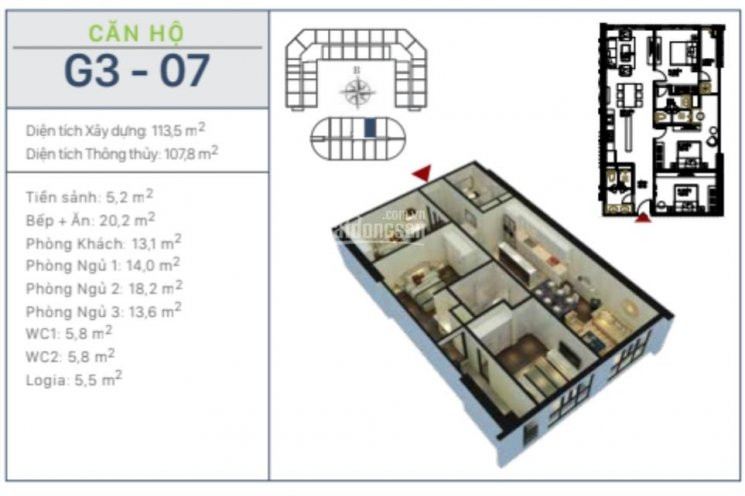 Chính Chủ Cần Bán Căn Hộ 1pn 45m2 Giá 1,74 Tỷ Có Thương Lượng Lh 0819001008 Tầng đẹp, Hướng Mát 1