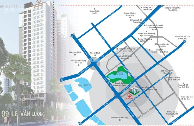 Chính Chủ Cần Bán Căn Hộ Dự án Việt đức Complex, Dt: 9213m2, Góc, Giá Bán: 32,5tr/m2, Ntcb Lh 0945 36 5559 1